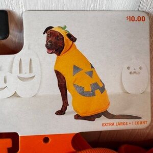 Reflective Jack-O-Lantern Pumpkin Hoodie Pet Costume, Dog/Cat Hyde & Eek!
